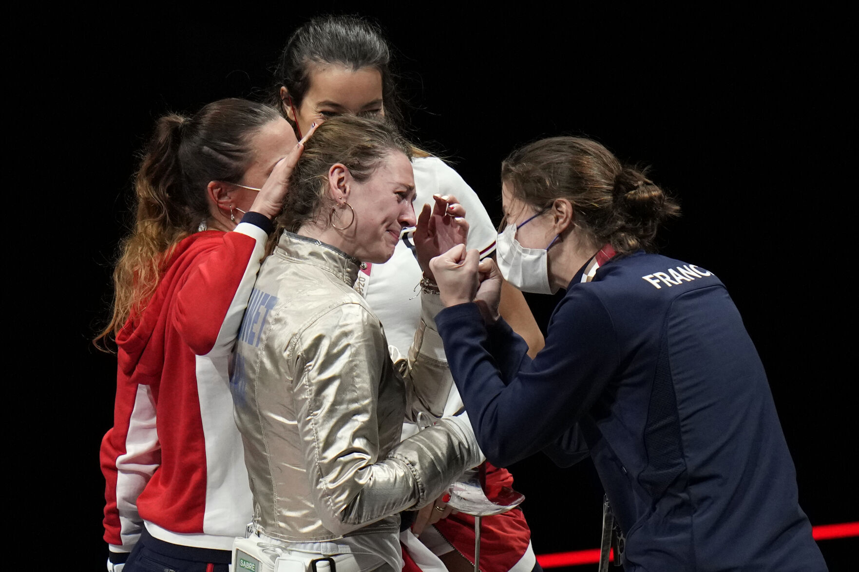 APTOPIX Tokyo Olympics Fencing